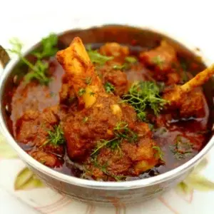 Slow-simmered Indian chicken curry at Garam Masala Indian and Sweets, Edmonton